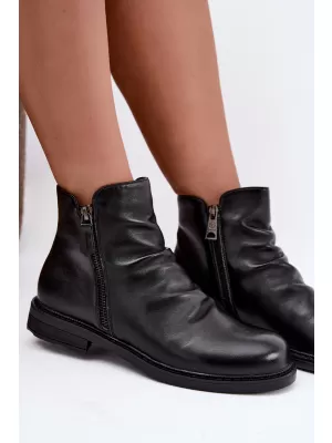 Botine de dama VINCEZA 58683 NEGRU