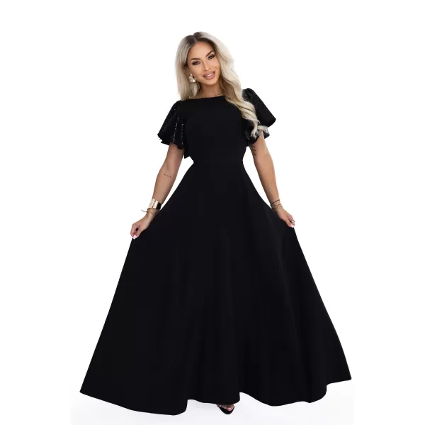  Rochie NUMOCO 694-1 NEGRU 