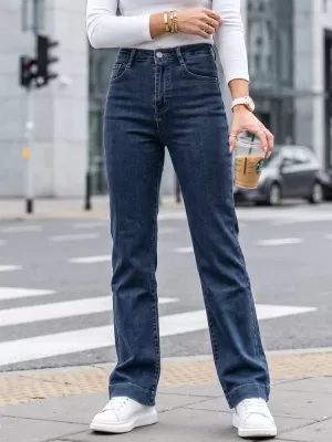 Pantaloni de dama DSTREET UY3099 ALBASTRU MARIN