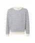 Dětská mikina URBAN CLASSICS UCK6135 WHITE SAND/VINAGE BLUE