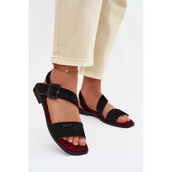  Sandale de dama BIG STAR SHOES TT274490 NEGRU 