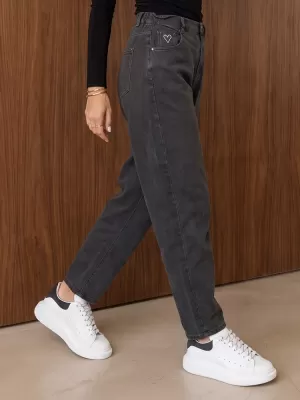 Pantaloni de dama DSTREET UY3209 GRI ÎNCHIS