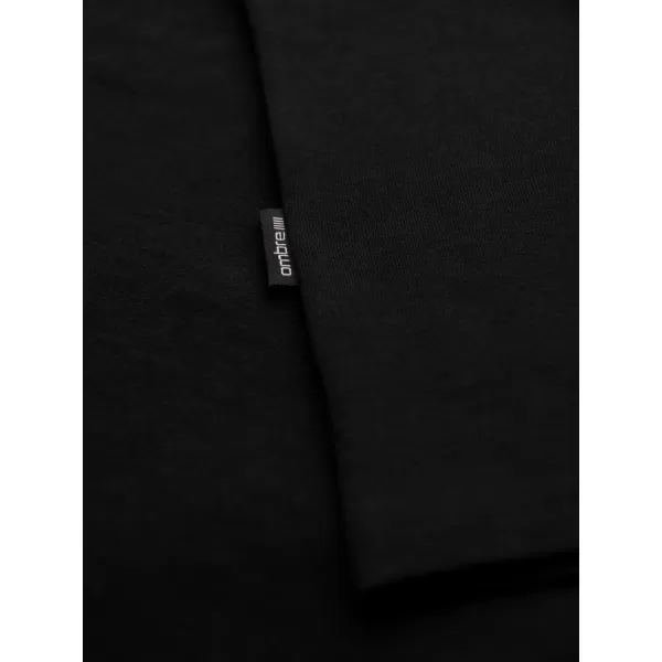  Tricou pentru bărbați OMBRE OM-TSBS-0281 NEGRU 
