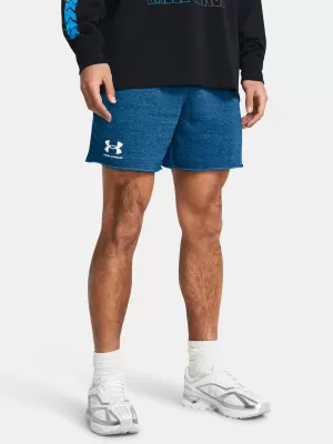 Pantaloni scurți pentru bărbați UNDER ARMOUR RIVAL TERRY 6IN SHORT 1382427-406 ALBASTRU
