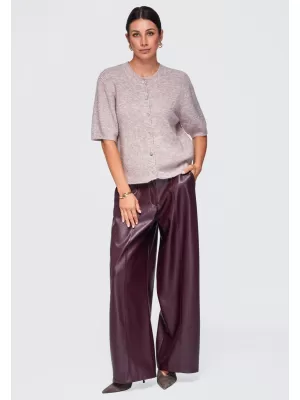 Bluza de dama OMBRE OW-TS-E0091 ROZ MURDAR
