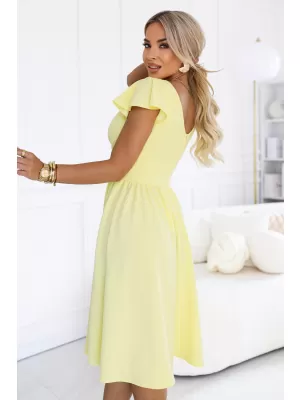 Rochie NUMOCO 425-18 GALBEN DE UNT