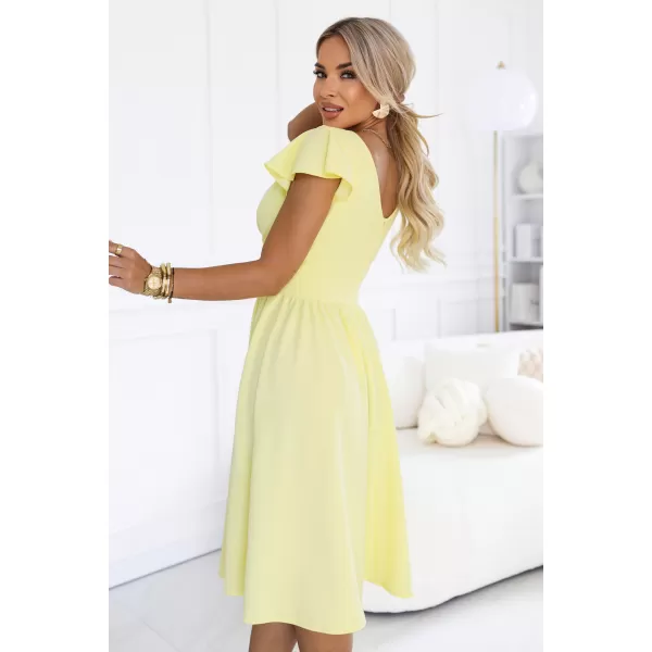 Rochie NUMOCO 425-18 GALBEN DE UNT 