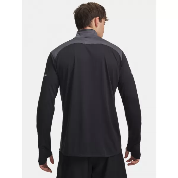  Tricou pentru bărbați UNDER ARMOUR TECH UTILITY 1/4 ZIP 6004963-002 NEGRU 