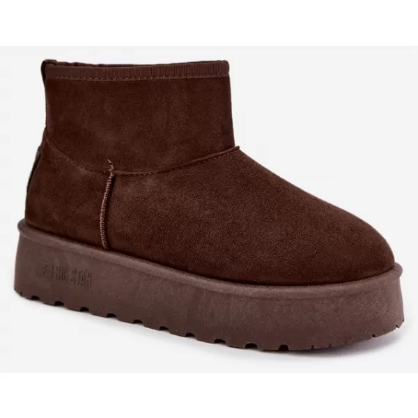  Pantofi de dama BIG STAR SHOES UU274223 UMBRE MARO/BEJ 