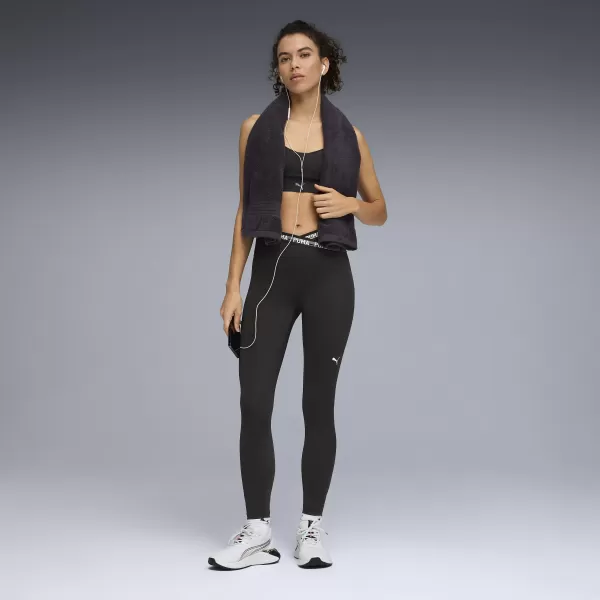  Jambiere de damă PUMA W STRONG CROSS FRONT TIGHT - HW 7/8 52849801 PUMA NEGRU 
