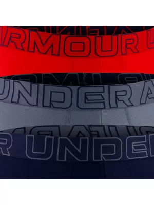 Boxeri pentru bărbați UNDER ARMOUR UA PERFORMANCE TECH MESH - SOLID 6 -3PK 1383884-600 ROŞU