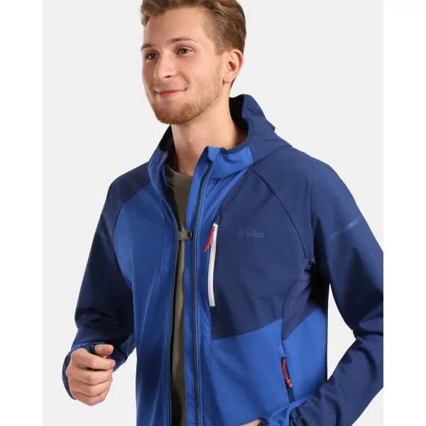  Jachetă softshell pentru bărbați KILPI BALEO-M 1M0113KI ALBASTRU ÎNCHIS 