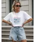 Tricou pentru femei DSTREET NX9005RY-WH-O ALB