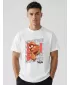 Tricou pentru bărbați DSTREET NX1013R-WH-O ALB