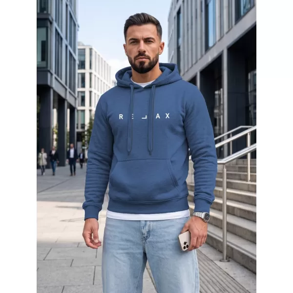 Hanorac pentru bărbați DSTREET NX0001BX-17-09 ALBASTRU 