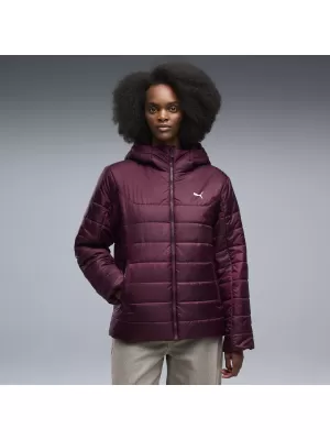 Geaca de dama PUMA ESS HOODED PADDED JACKET 68523124 RUBY NOIR