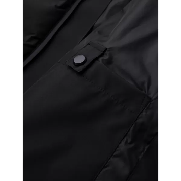  Geaca de iarna matlasata pentru barbati OMBRE OM-JAHP-0305 NEGRU 