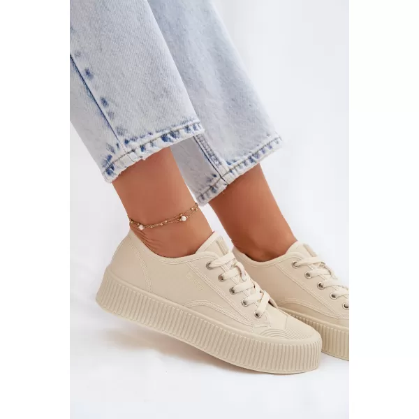  Adidași de damă BIG STAR SHOES TT274271 BEJ 