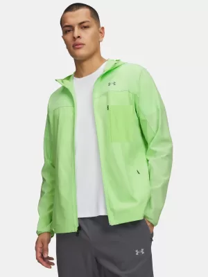 Jachetă pentru bărbați UNDER ARMOUR VELOCITI PRO STORM JACKET 6005897-712 VERDE