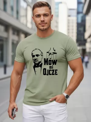 Tricou pentru bărbați DSTREET NX5145R-MO VERDE
