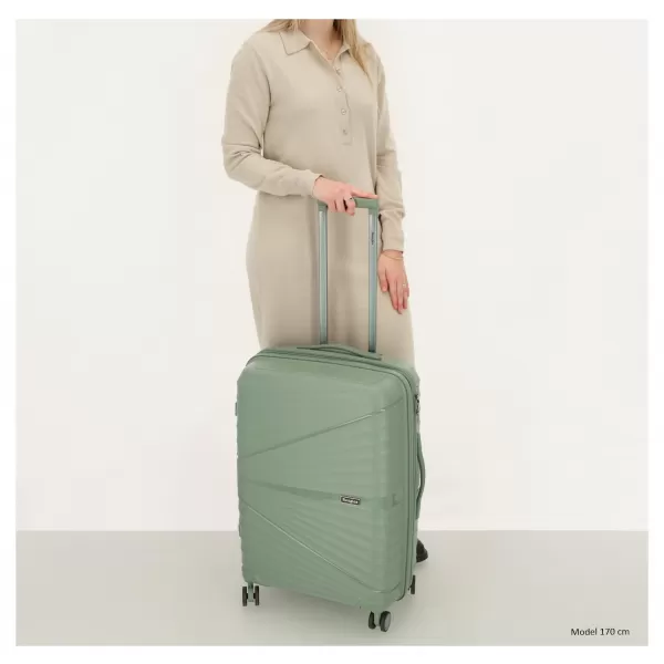  valiză Shell BEAGLES TRAVEL M 25138 VERDE NATURAL 