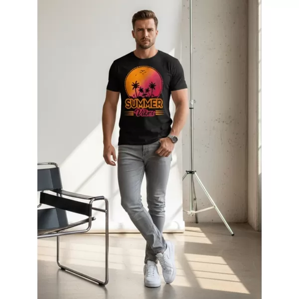  Tricou pentru bărbați DSTREET NX047R NEGRU 