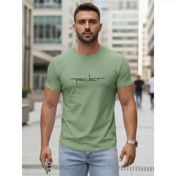 Tricou pentru bărbați DSTREET NX5127R-MO VERDE DESCHIS 