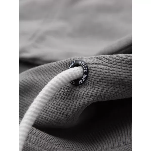  Hanorac pentru bărbați OMBRE OM-SSBZ-0272 GRI 
