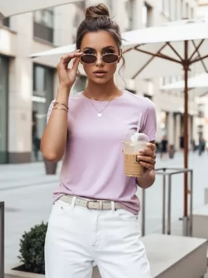 Tricou pentru femei DSTREET RY2209 VIOLET