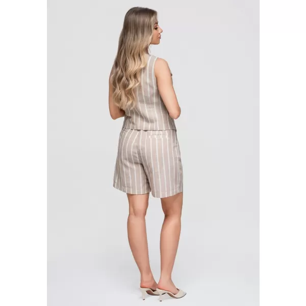  Palton de damă OMBRE OW-VE-E0008 BEJ 