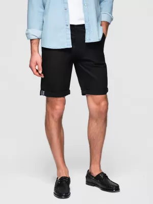Pantaloni scurți pentru bărbați OMBRE W532 NEGRU