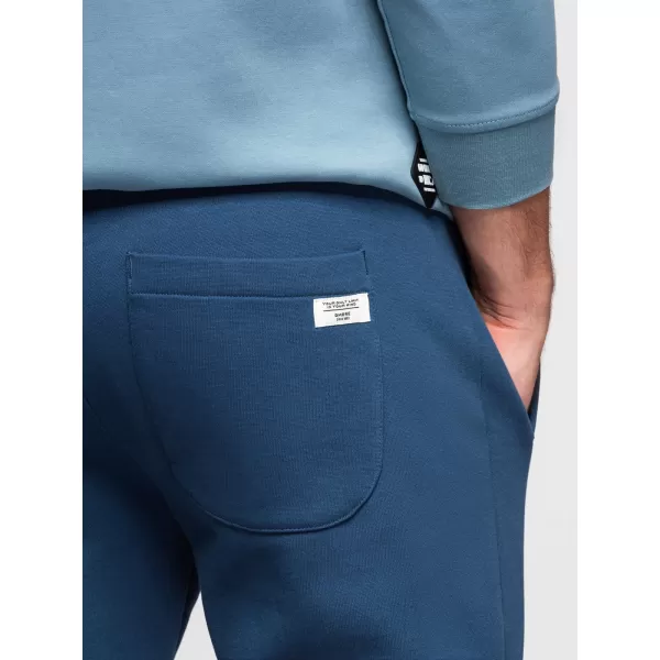  Pantaloni pentru bărbați OMBRE OM-PABS-0304 ALBASTRU ÎNCHIS 
