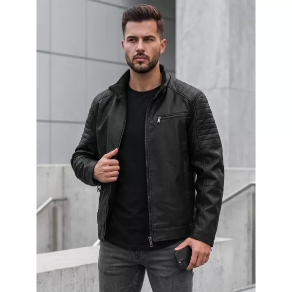  Jachetă pentru bărbați DSTREET TX5143 NEGRU 