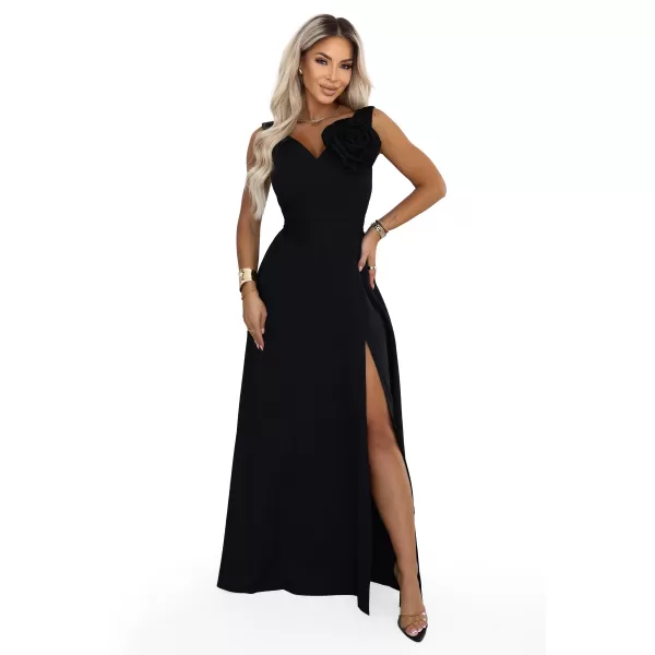  Rochie NUMOCO 669-6 NEGRU CLASIC 