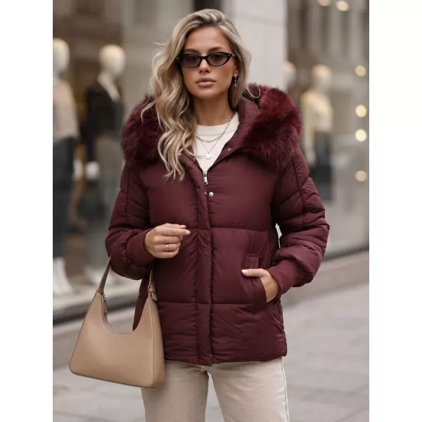  Geaca de dama DSTREET TY6003 BURGUNDIA 