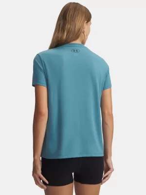 Tricou pentru femei UNDER ARMOUR W VARSITY SS 6010592-466 ALBASTRU