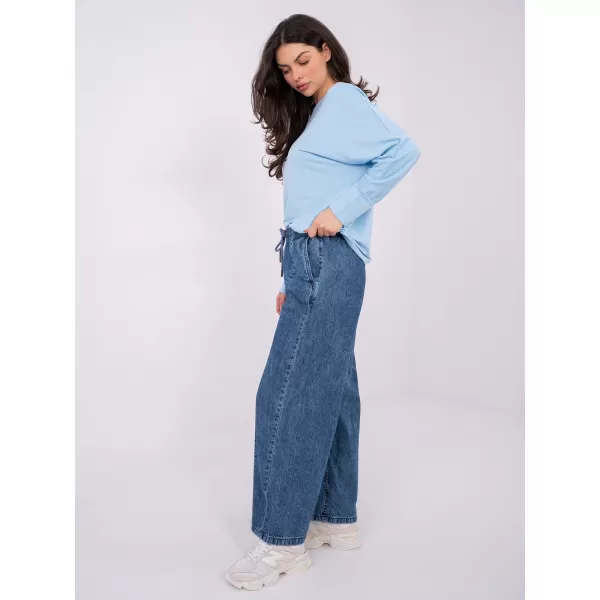  Pantaloni de dama SUBLEVEL D80038BB62627M327 ALBASTRU ÎNCHIS 