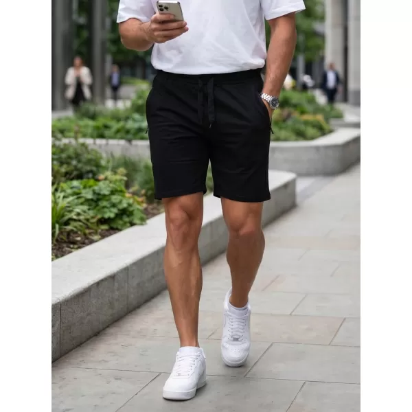  Pantaloni scurți pentru bărbați DSTREET SX2640 NEGRU 