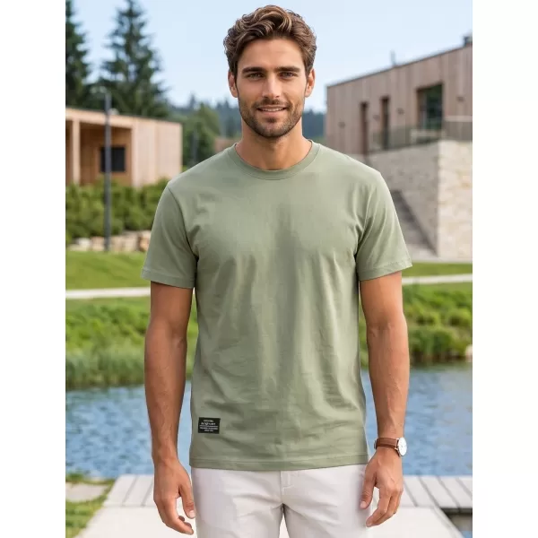  Tricou pentru bărbați ALTISPORT NP/ALMST20001 VERDE MILITAR 
