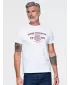 Tricou pentru bărbați OMBRE OM-TSPT-0297 ALB