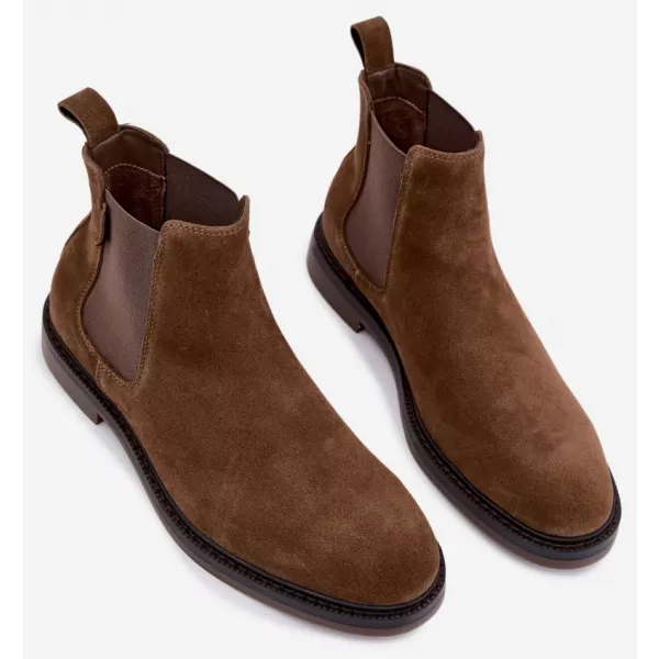  Pantofi pentru bărbați BIG STAR SHOES UU174277 UMBRE MARO/BEJ 