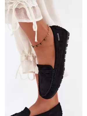 Mocasini de dama BOTO F79-1 NEGRU