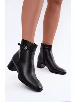 Pantofi de dama SERGIO LEONE BT-34-S NEGRU