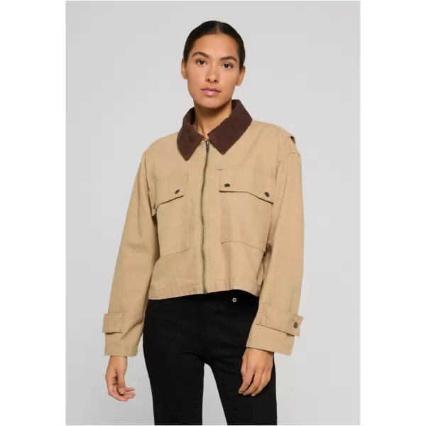  Geaca de dama URBAN CLASSICS TB7726 BEJ UNIUNE 