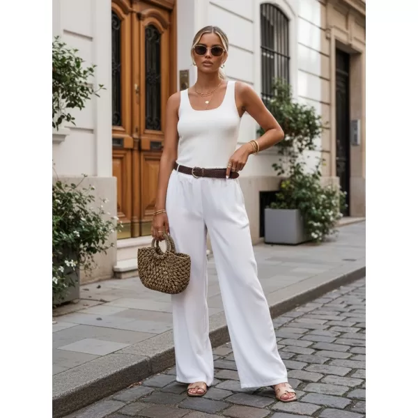  Pantaloni de dama DSTREET UY3067 ALB 