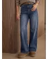 Pantaloni de dama DSTREET UY3210 ALBASTRU