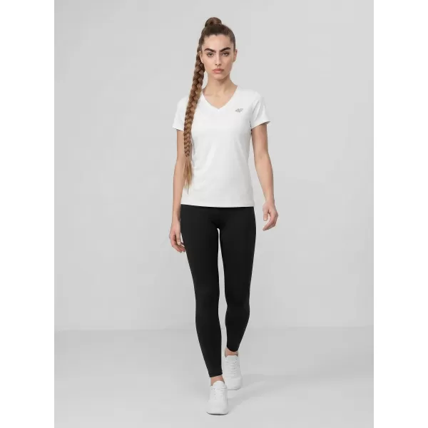  Tricou pentru femei 4F WMM00TTSHF3307 ALB 