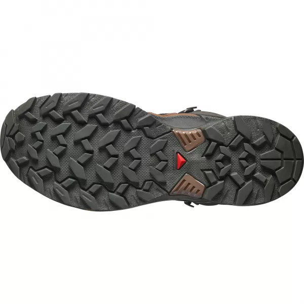  Pantofi pentru bărbați SALOMON X ULTRA 360 MID GORE-TEX L45473200 NEGRU/GRI PESCĂRUŞ ÎNCHIS/PĂMÂNT ÎNTUNECAT 