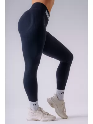 Jambiere de damă NEBBIA FLOW SEAMLESS 496 ALBASTRU ÎNCHIS