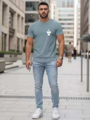 Tricou pentru bărbați DSTREET NX5090R ALBASTRU